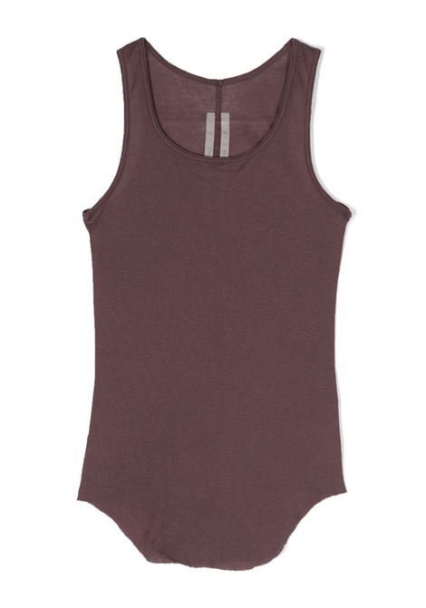 Canotta a bordo vivo in viola - bambino RICK OWENS KIDS | BG02C6150MR33